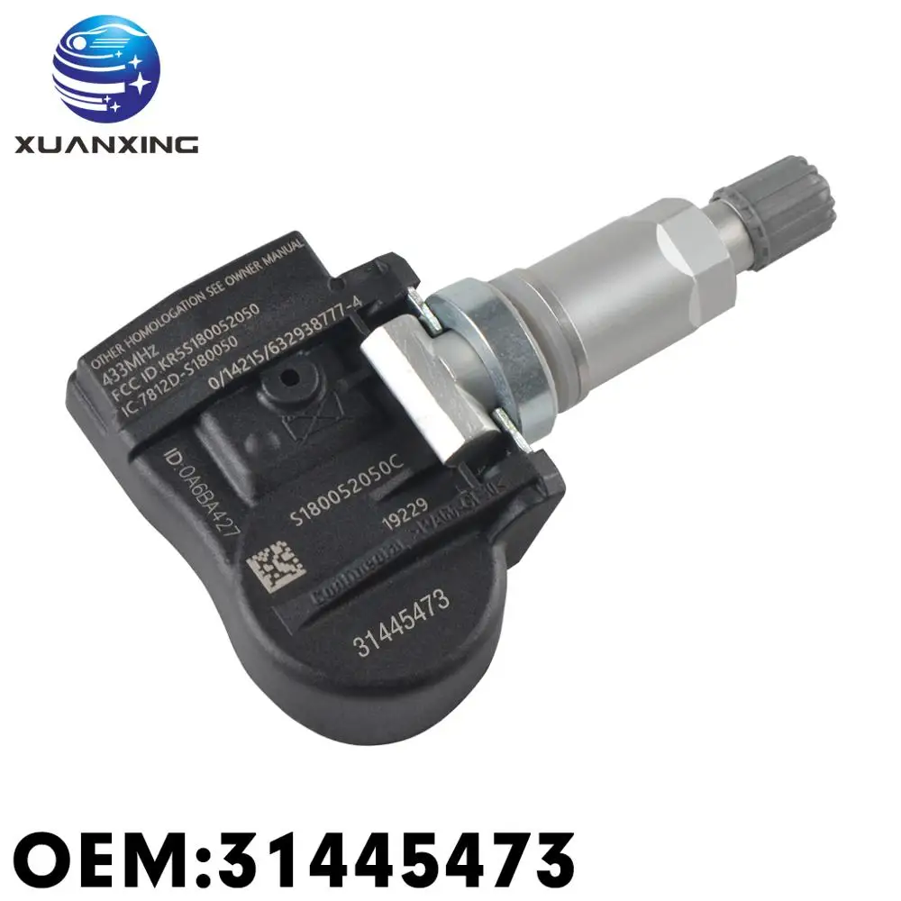 

31445473 Tire Pressure Sensor Monitoring System TPMS 433MHz For Volvo C30 C70 S40 S60 S70 S80 V40 V50 V60 XC60 XC70 S180052050