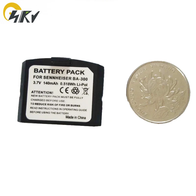 3.7V BA300 Lipo Battery for Sennheiser RI900 RR840 RI410 RS4200 RR4200 HDI830 BA300 Headset