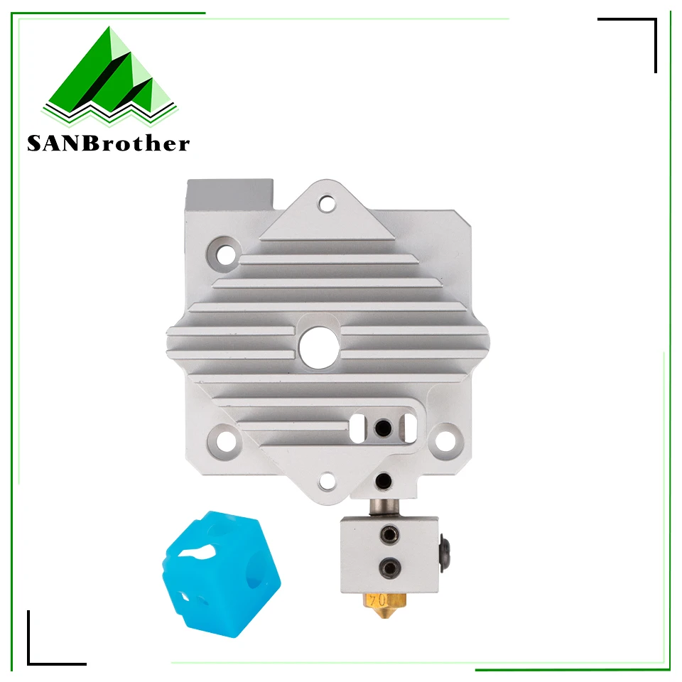 

3D Printer Parts Titan Aero HeatSink aluminum Cooling block V6 titan Extruder Short Range Hotend 1.75mm Radiator