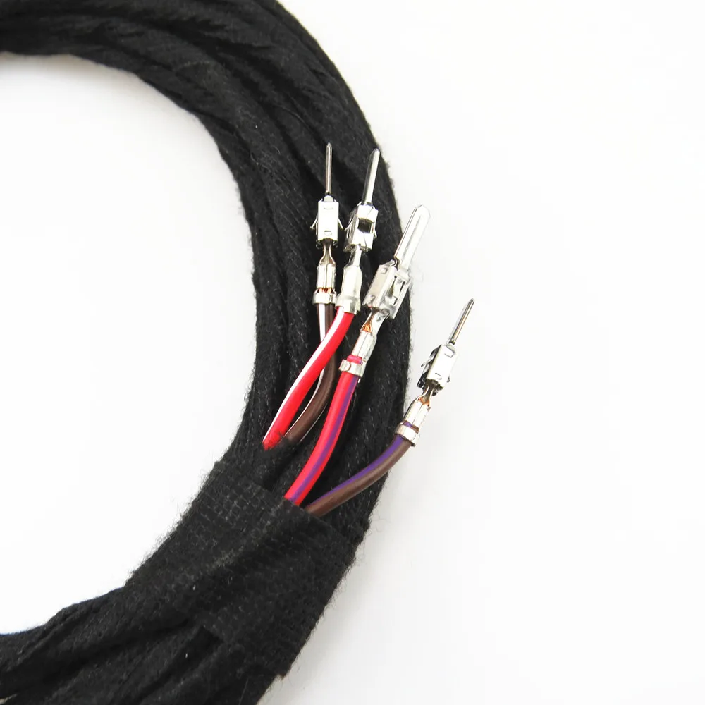 SCJYRXS 1 مجموعة الباب الخلفي مكبر الصوت الجرس مكبر صوت الأسلاك كابل ل VW Golf 5 MK6 أرنب شيروكو 5KD035411A 5KD 035 411A #4