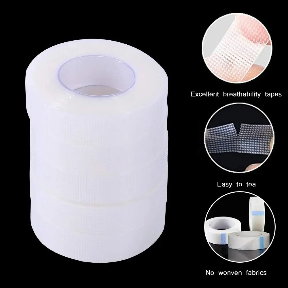 50pcs New 9M Long Adhesive Tape Eyelash Extension Under Patch PE Non-woven Eyelash Tape