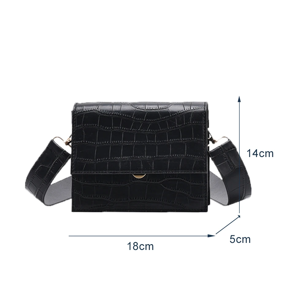 Alligator Pattern Small Shoulder Bags For Women 2021 PU Leather Underarm Bags Elegant Female Mini Square Handbags Bolsa Feminina