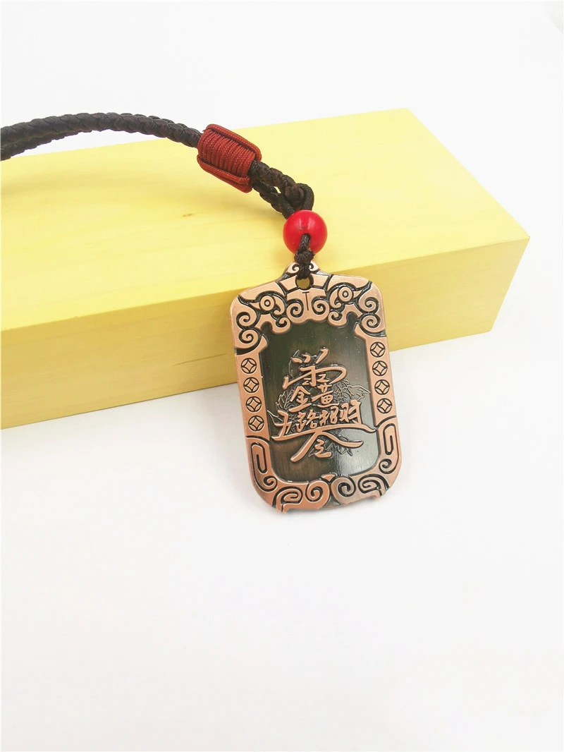 Taoist Jewelry Supplies Pendant, Five Thunder Teaser, God of wealth, Taoist Jewelry, Five-way Pen