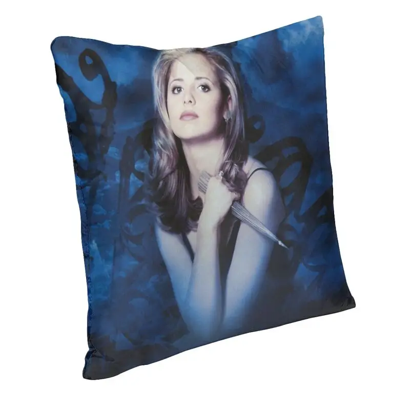 Luxury Buffy The Vampire Slayer Cushion Cover Soft Supernatural Horror With TV Throw Pillow Case for Sofa Pillowcase Home Decor