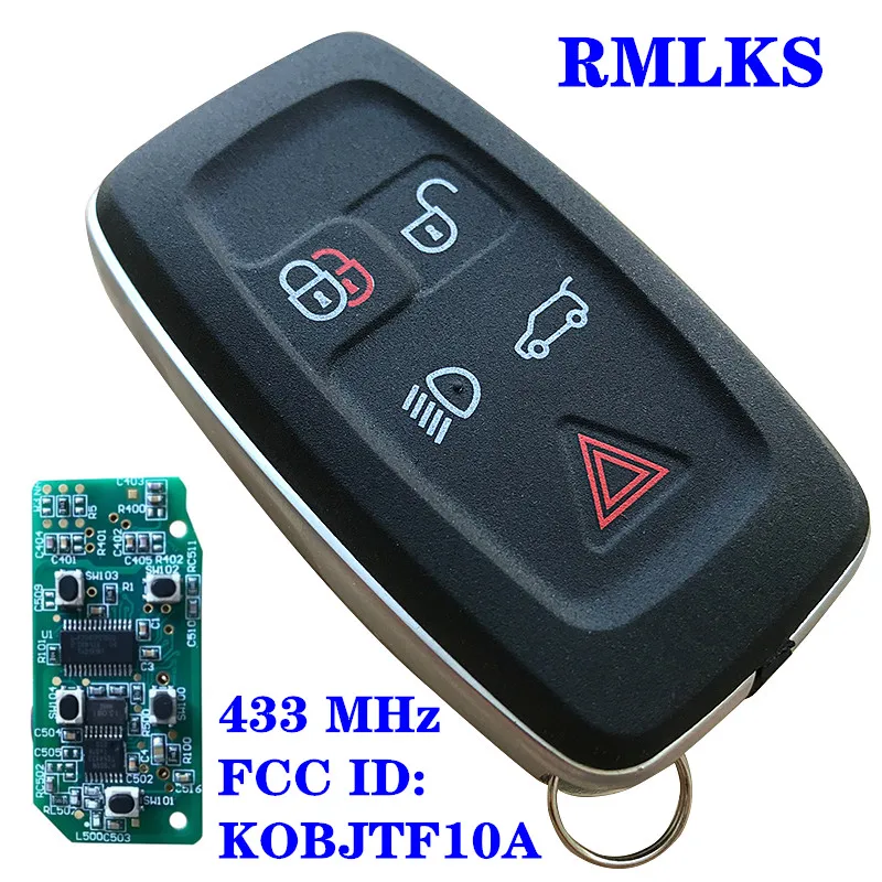 

Smart Remote key 315MHz 433MHz For LAND ROVER For RANGE ROVER SPORT LR2 LR4 Discovery FOB Uncut Emergency Key