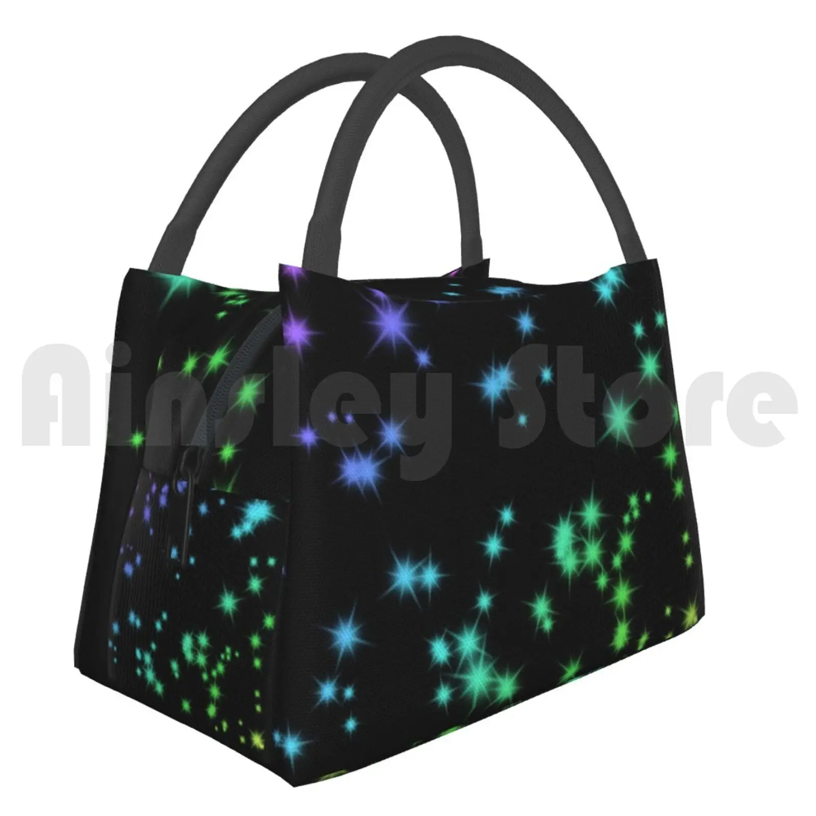 

Portable Insulation Bag Rainbow Stars 92 Black Rainbow Star Stars Space Glow Glow In The Dark Sparkle