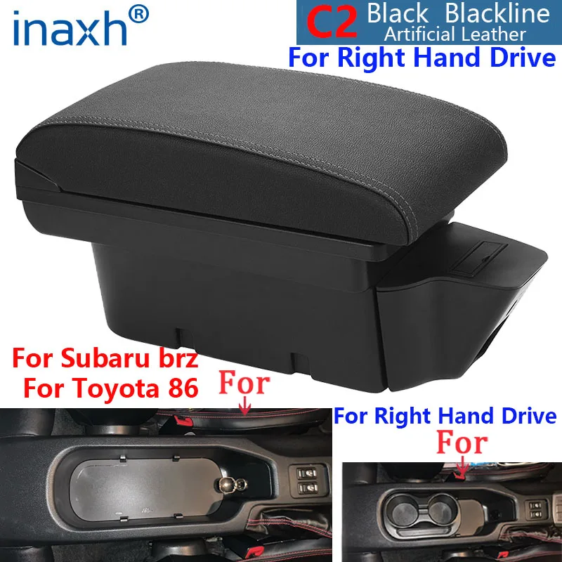 For Toyota 86 Armrest for Subaru Brz Car Armrest Box Right Hand Drive for Scion Fr-S Frs Gt86 2012-2020 Storage Box Auto Parts image 3