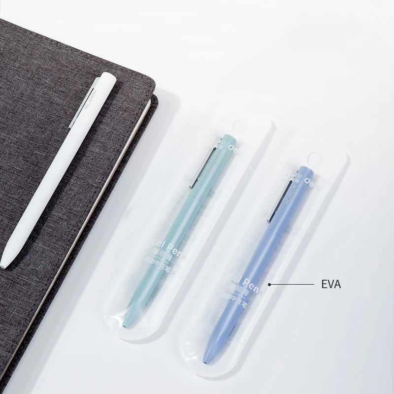 Bolígrafo de Gel YouPin Nusign con recambios para bolígrafo de Gel Xiaomi, bolígrafo Deli colorido de 0,5 MM, tinta azul/negra/roja para la escuela y la Oficina