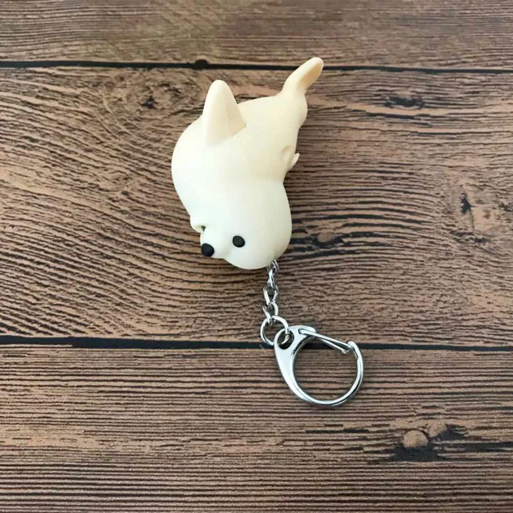 Sea Lion LED Lights Keychain Luminous Vocal Mini Flashlight Key Chains Child Kids Toys Gift Women Men Party Jewelry