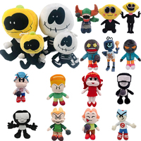 Friday Night Funkin Plush Toy Anime Stuffed Doll Skid Pump Whitty Soft Figures Boyfriend Spooky Model Kids Children Fans Gifts