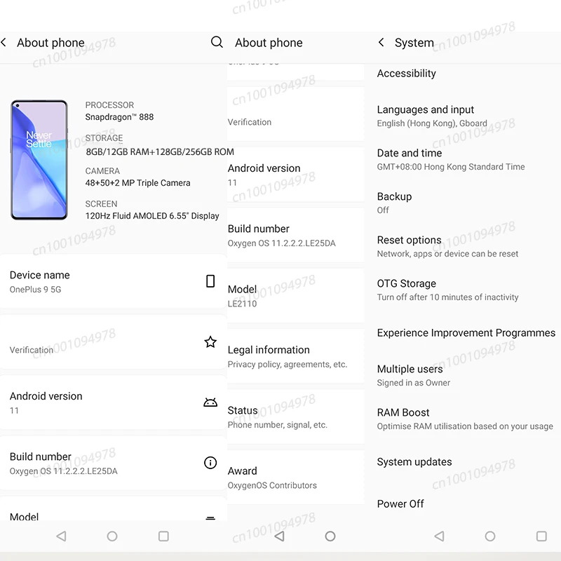 Global Rom OnePlus 9 5G Snapdragon 888 8GB 128GB 6.5'' 120Hz Fluid AMOLED Hasselblad Camera OnePlus Official Store