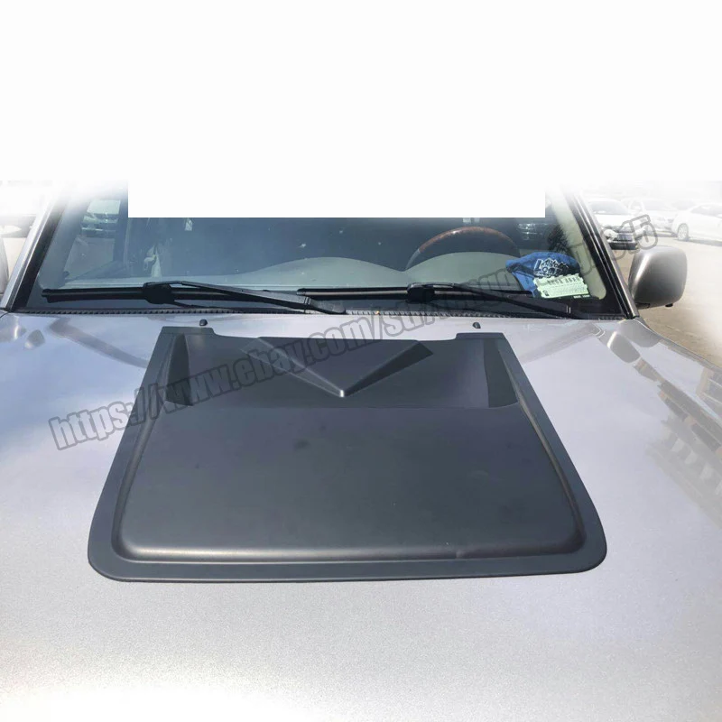 Bonnet Scoop Hood Cover Matte Black Trim Fit for Toyota LC80 4500 /LC100/LC200 1992-2020