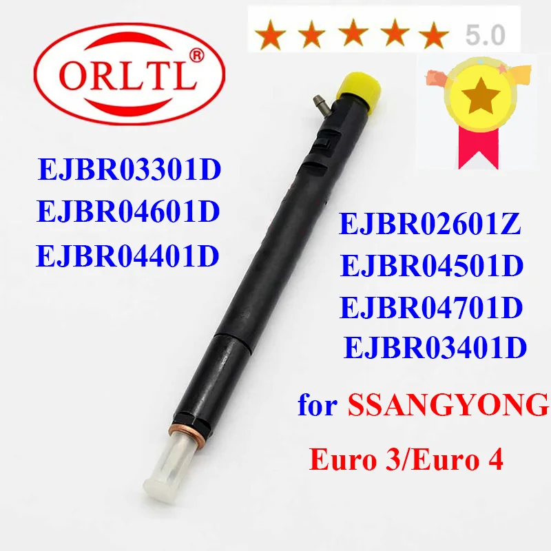 

ORLTL New EJBR04401D Common Rail Injector EJBR04501D EJBR03401D EJBR04601D EJBR02601Z EJBR04701D for SSANGYONG Euro 3 Euro 4