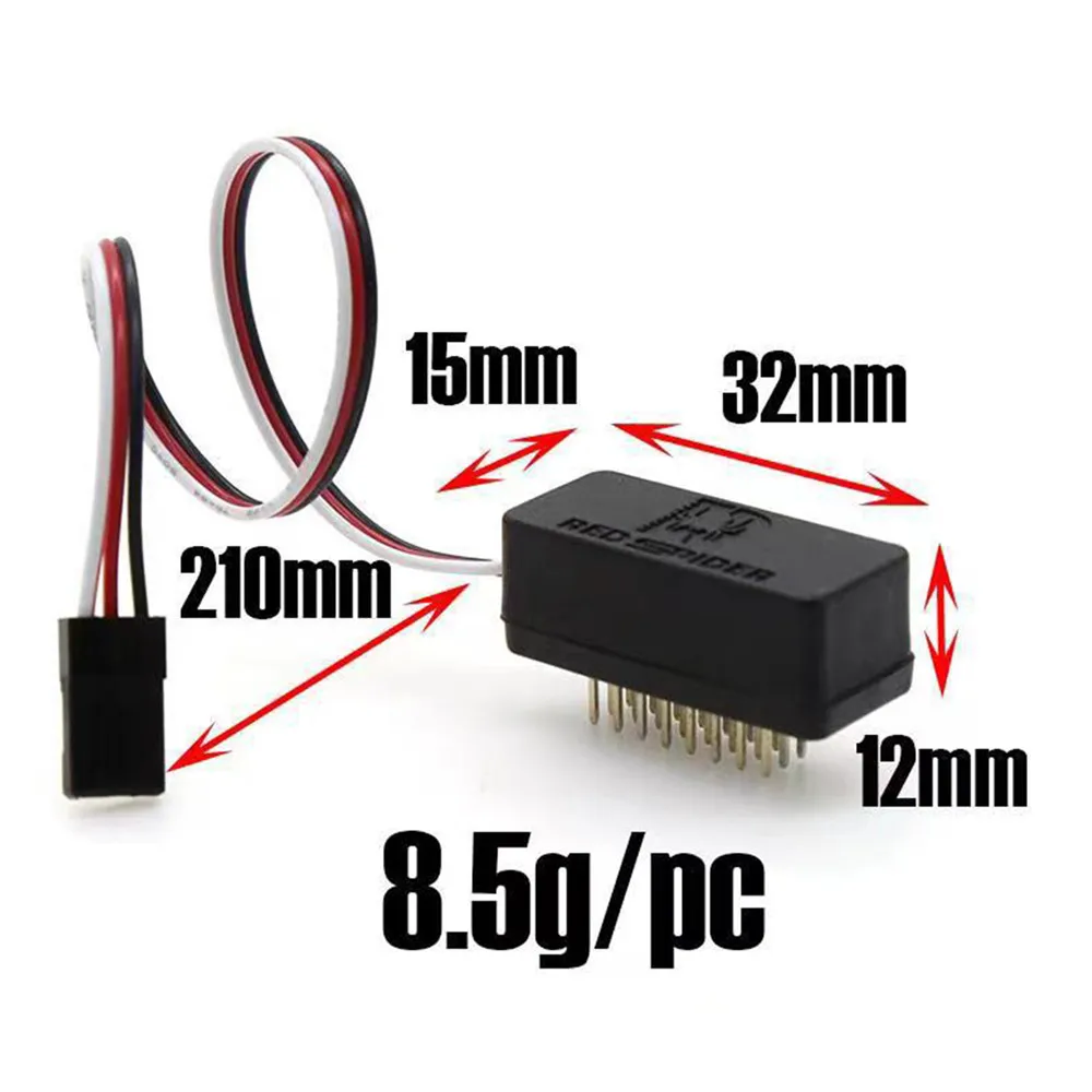 CH3 C Three-channel Extender One for Eight Port Hub Light Control Module for RC Car Light Three-way Remote Control Switch