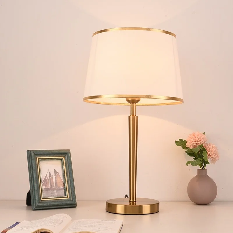 Contemporary sitting room desk lamp creative American head of a bed bedroom contracted designer between example soft outfit