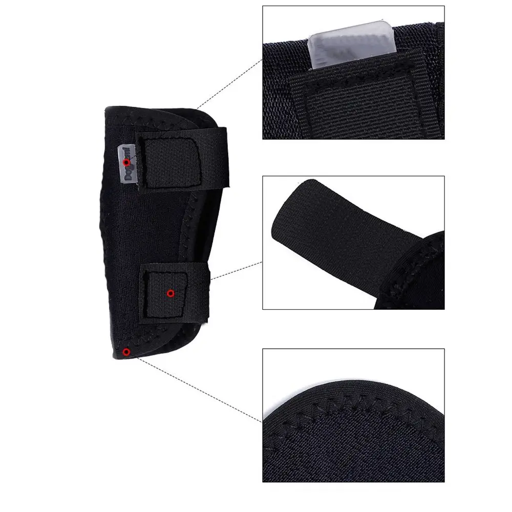 Material Black Breathable Protective Case for Small,Middle,Large Dog Dog Leg Brace Dog Support Brace Pet Knee Pads Dog Leg Wrap