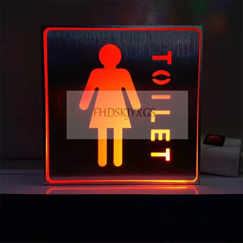 AC110/220V Led Emergency Light Exit Indicator Sign Lights For Coffee Toilet WIFI Stair Public Areas Information Warning Lamp