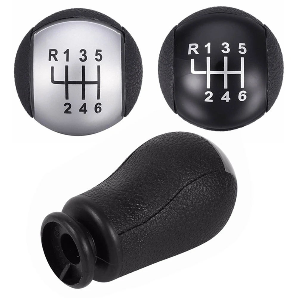 5 6 Speed MT Car Gear Shift Knob for Ford Focus Mondeo MK3 S-MAX C-MAX Mustang Galaxy Fiesta MK6 Hand Ball Accessory