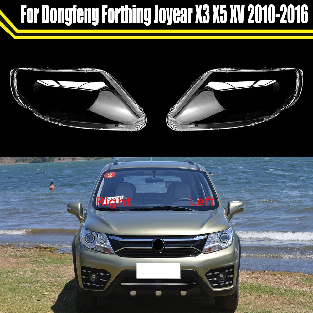 

Auto Light Caps For Dongfeng Forthing Joyear X3 X5 XV 2010-2016 Headlight Cover Transparent Lampshade Lamp Case Glass Lens Shell