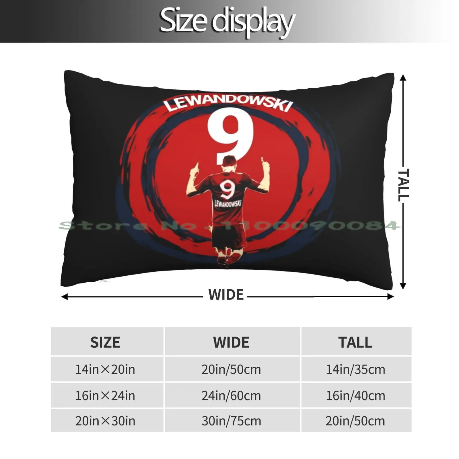 Robert Lewandowski _ Player Pillow Case 20x30 50*75 Sofa Bedroom Mustache Bearded Handsome Person Adult Concept People Stylish