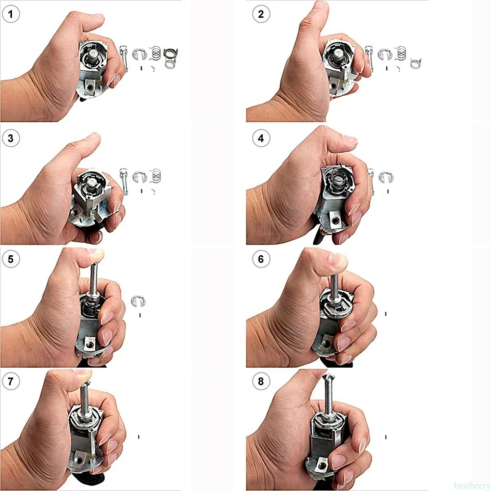 CHKJ 7PCS/Set Driver Side Parts Metal Door Lock Cylinder Barrel Repair Kit For BMW E46 3 Series M3 Front Right/Left Repair Tools