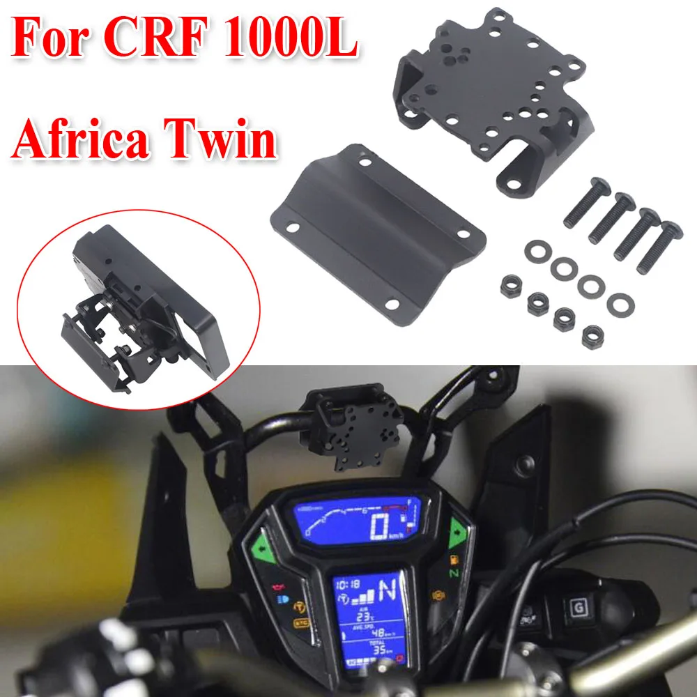 Mobile phone GPS Navigation Bracket support For Honda CRF 1000 L Africa Twin crf 1000l crf1000l 2018+ USB and wireless charging