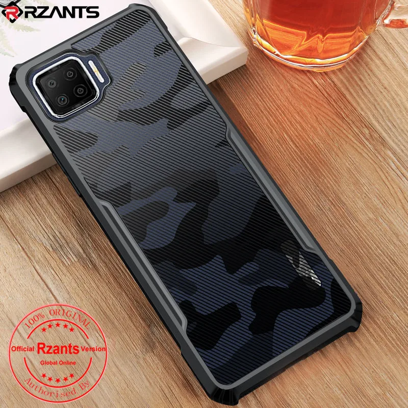 Rzants for OPPO A73 A53 A93 case beetle camouflage Airbag pumper Shockproof Casing Transparent Phone Shell Funda Soft Cover