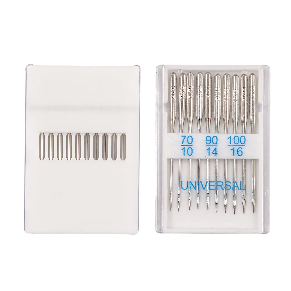 20/50 Sets Sewing Machine Needles Ball Point Head 70/10 90/14 100/16 Jeans & General Home Sewing Machine Needles Wholesale