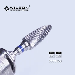 WILSON PRECISION TOOL 5000350-ISO 275 190 060 Tungsten Carbide Burs For Trimming  Plaster/Acrylic/Metal