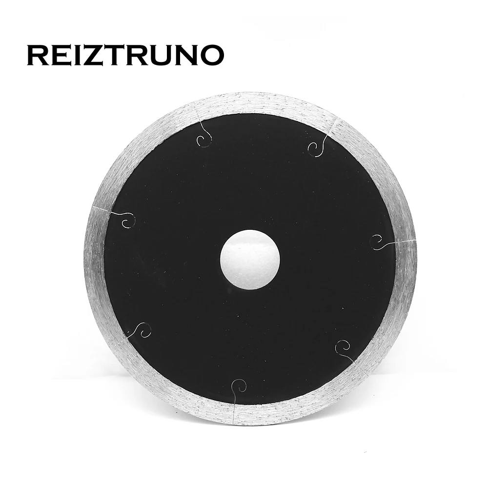 REIZTRUNO 5 pollici J-Slot Continuo Diamante Lame, bagnato Piastrelle Seghe Lame Per Grinder-Circolare Seghe Tagli Porcellana Piastrelle di Ceramica