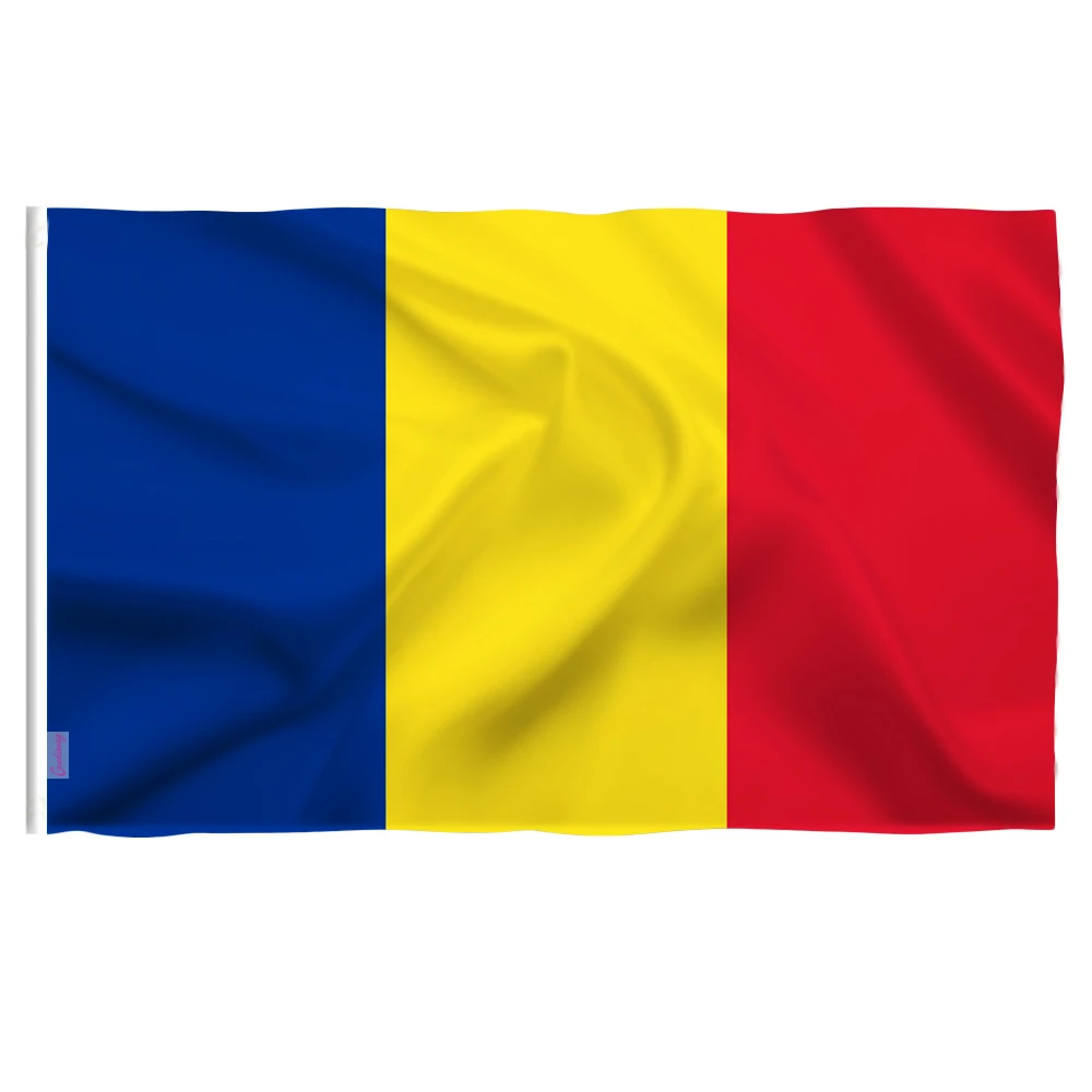 Wave 90x150 CM Romania flag Romania decorative for Decoration National Flags Country Banner