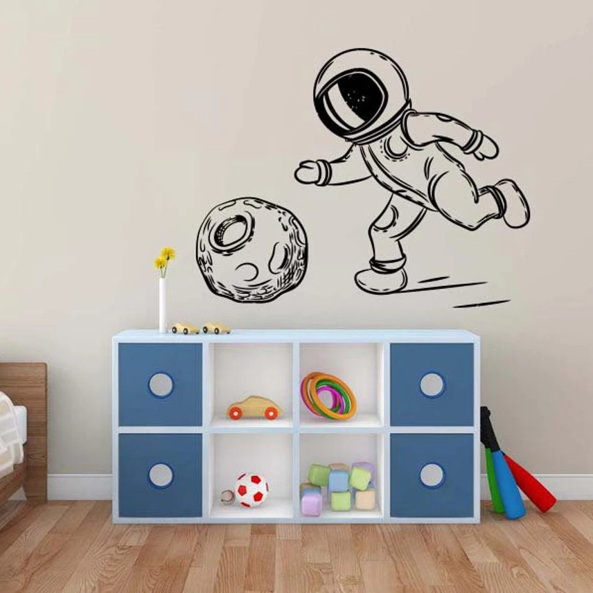 Football Wall decal Soccer Footballer Goal Fans Ball Match Stadium Teamplay Wall Sticker Kids Room Boys Bedroom Decor Decal B183