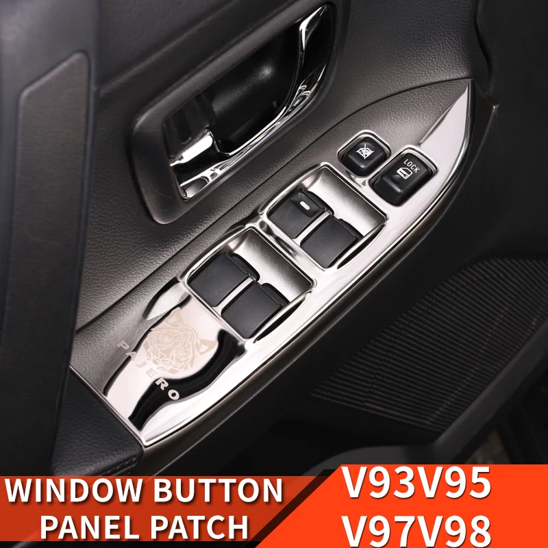 For Mitsubishi Pajero accessories v93v97v98 Glass switch Covers Pajero io Full Pinin Montero Modification InteriorDecoration