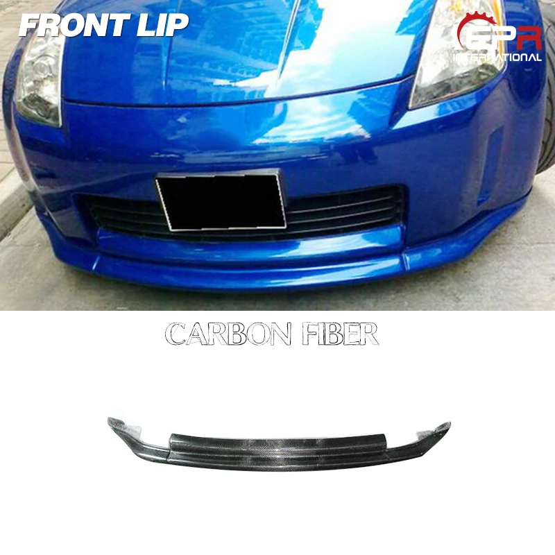 

Car-styling For Nissan 350Z (Early) VS Style Real Carbon Fiber Front bumper diffuser Lip