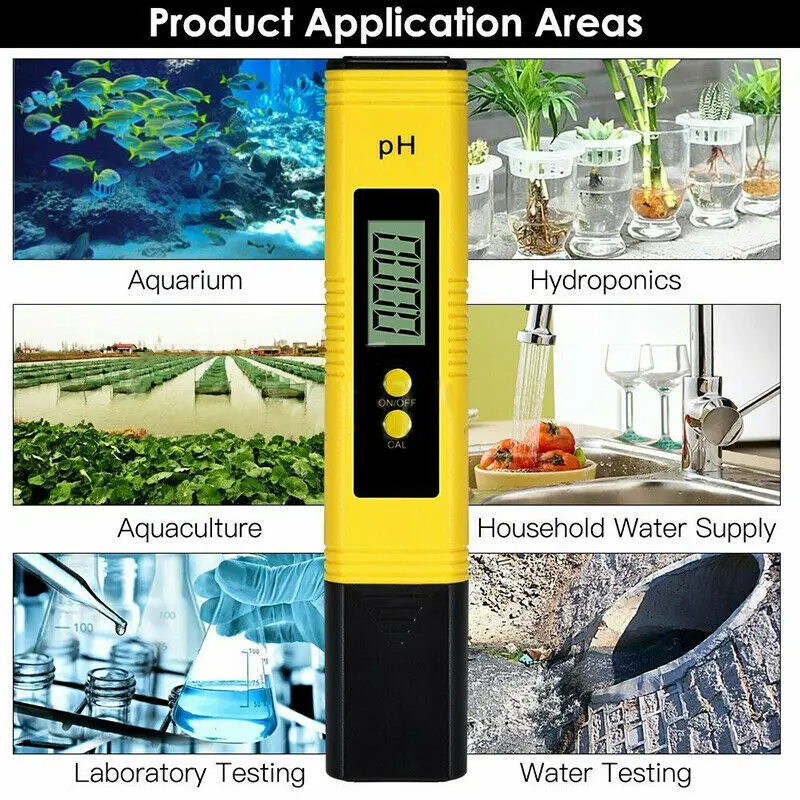 Acquario elettrico della penna della prova dell'acqua di coltura idroponica del Tester di TDS/EC/PH di Digital (3 pz/set)