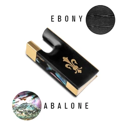 1Pcs Violin Bow Frog Ebony Abalone Shell Slide Poplar Flower Brass For 4/4 Bow Luthier Useful Violin Bow Accessories