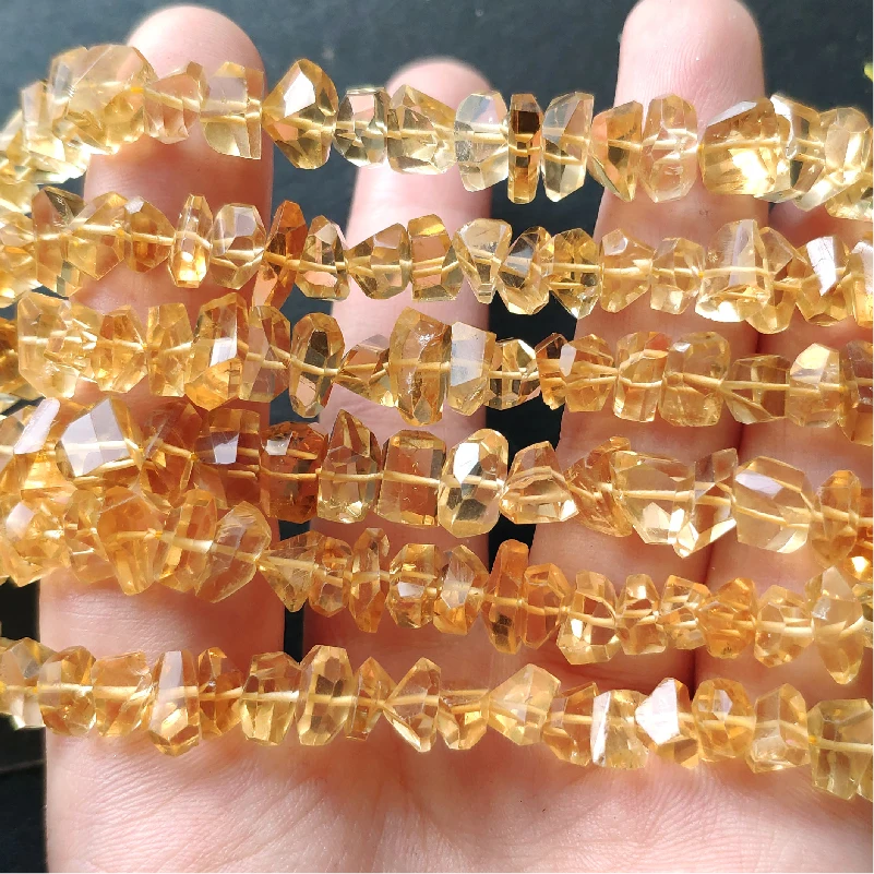 

Citrine/AMETRINE baroque faceted YELLOW PURPLE 6-10mm 20cm for DIY jewelry making FPPJ wholesale loose beads nature