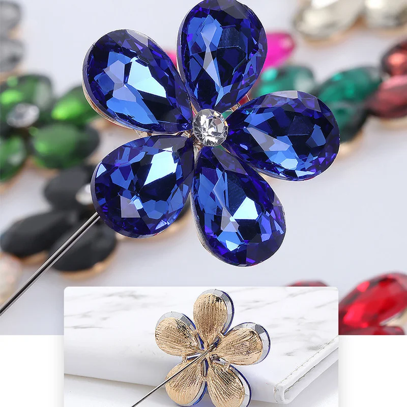 Strass cuciti in metallo fiori per cucito e artigianato prodotti in lega per artigianato abbellimenti Strass fai da te all\'ingrosso