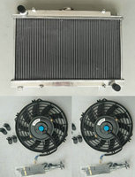 Aluminum Radiator + Fans For Nissan SILVIA 200SX 240X S14 / S15 SR20DET FIT 1994-2003 1995 1996 1997 1998 1999 2000 2001 2002
