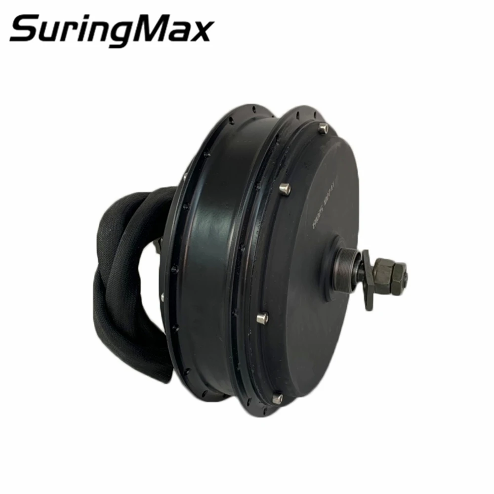 DC Brushless Rear Hub Motor for Electric Bike, Electric Conversion Kit, QS205 V3, 150 km/h, 50H Magnet, QS 205 72V 5000W