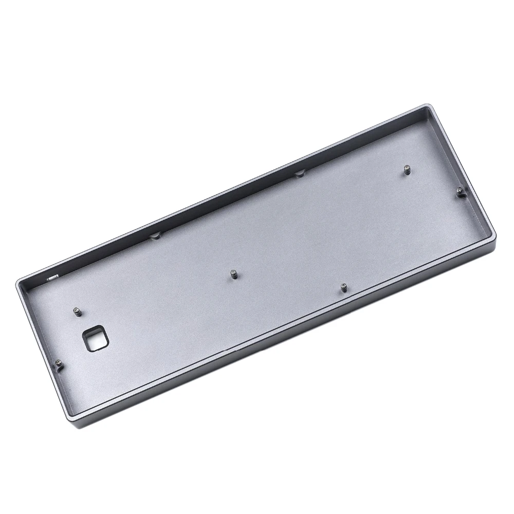 YMDK 60% ISO PCB RGB Hot Swap GH60 High Profile Anodized Aluminum CNC Case Plate PCB Kit For 60% GH60 Mechanical Keyboard