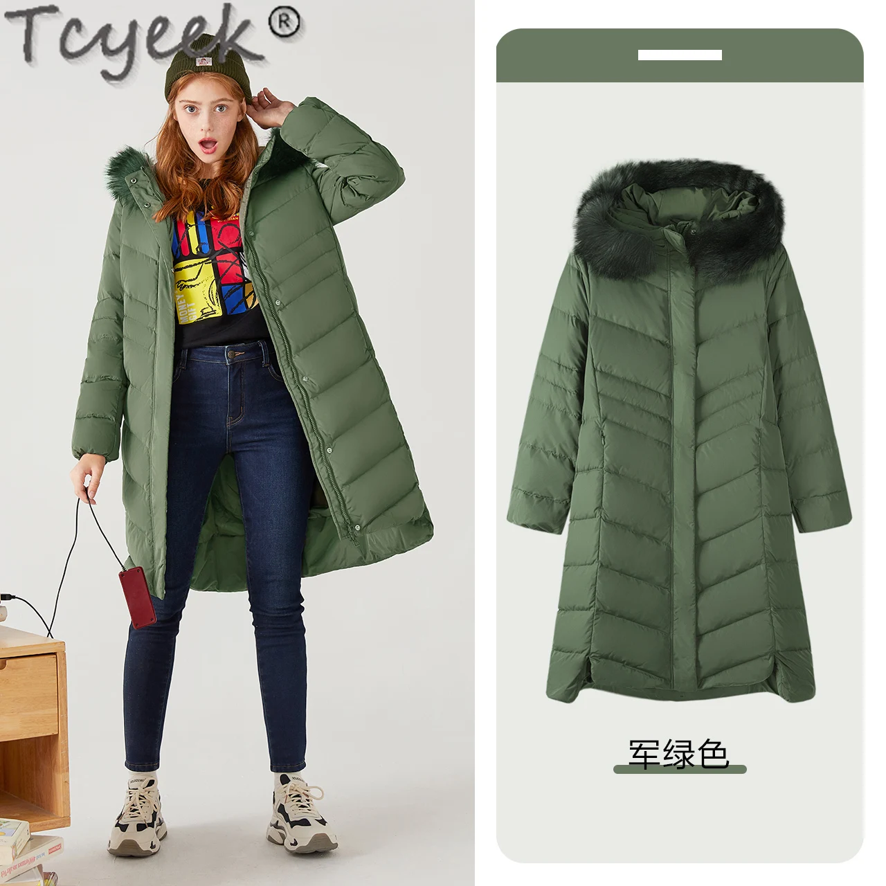 Jackets Down Women's Winter Korean Style Coat Female Jacket Women Coats Fur Collar Fashion Woman Parkas Mujer Chaqueta WPY912