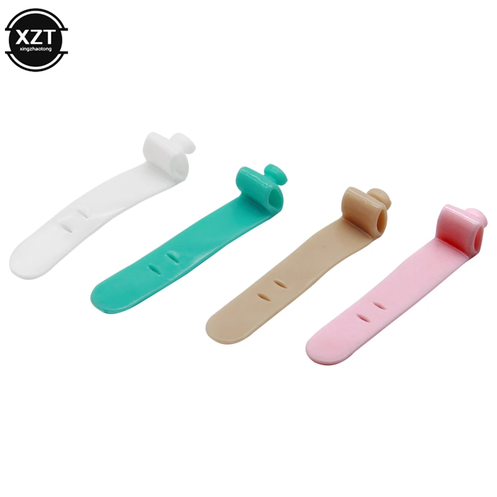 ポータブルデータケーブル収納クリップ,ポータブルオーガナイザー,イヤホンオーガナイザー,4個