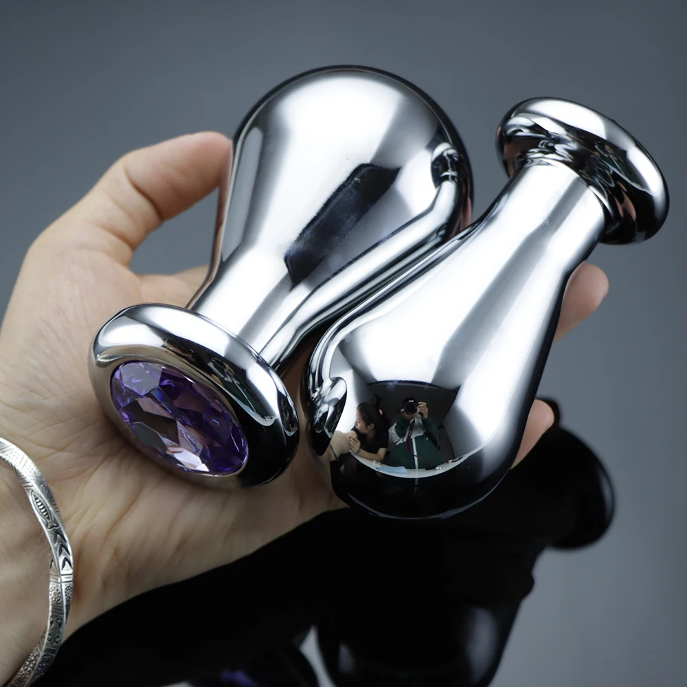 New Heavy Duty Big Butt Plug Stainless Steel Huge Metal Anal Balls Plug Expansion Prostata Massage For Women Men Buttplug 18+