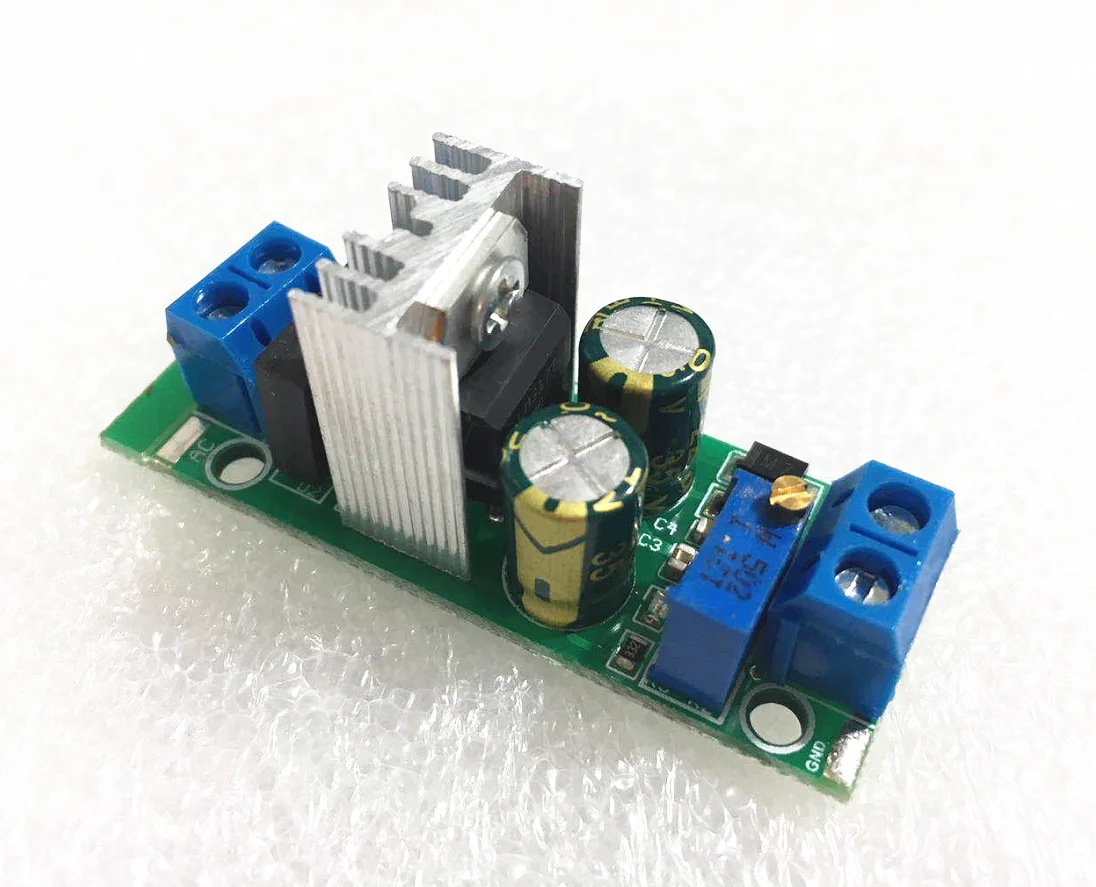 5 pces lm317 ajustável módulo de fonte de alimentação regulador linear ajustável