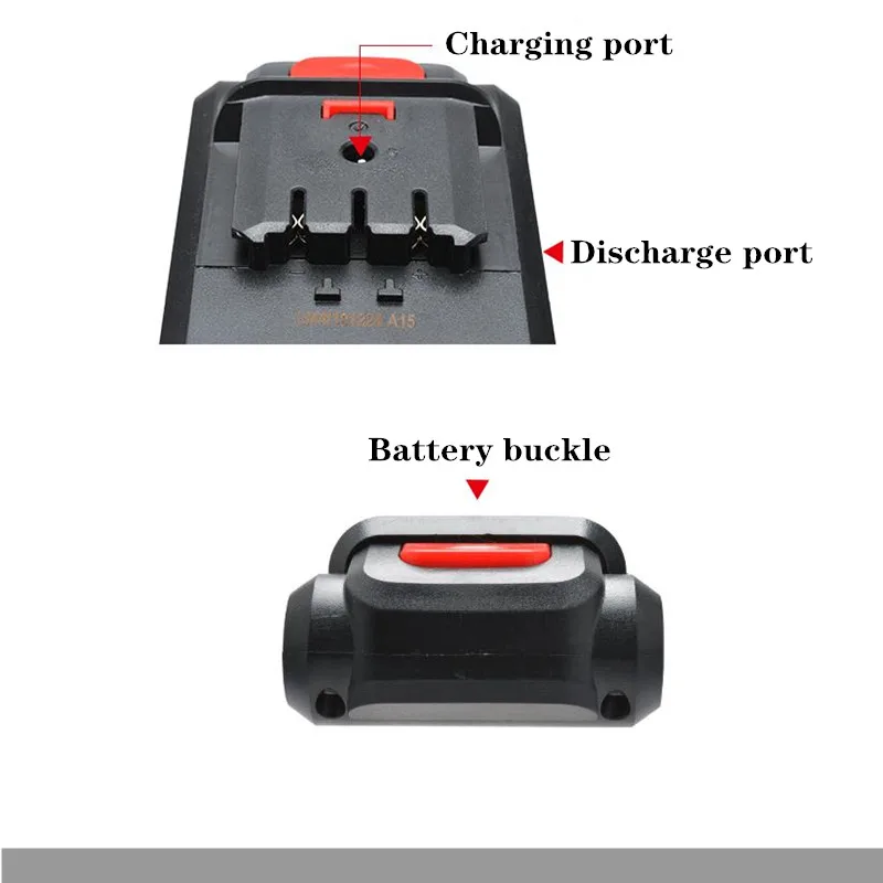 Baterai Bor Tangan Dapat Diisi Ulang 21V Gergaji Listrik Baterai Lithium Aksesoris Alat Listrik Obeng