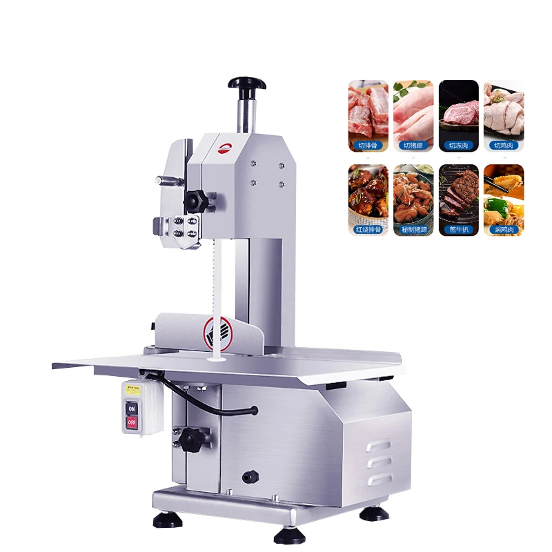 

Best Selling Saw Bone Machine Commercial Desktop Freezing Meat Cutting Machine Fish Steak Rib Cutting Machine