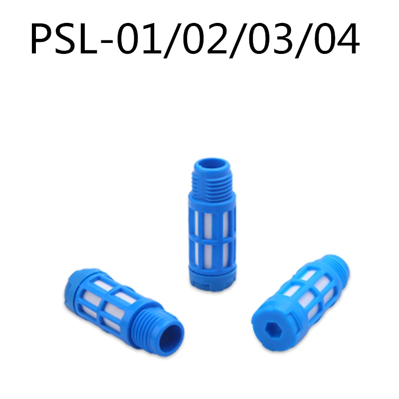 Pneumatic Fittings Plastic Muffler for Solenoid Value PSL-01-02-03-04-06