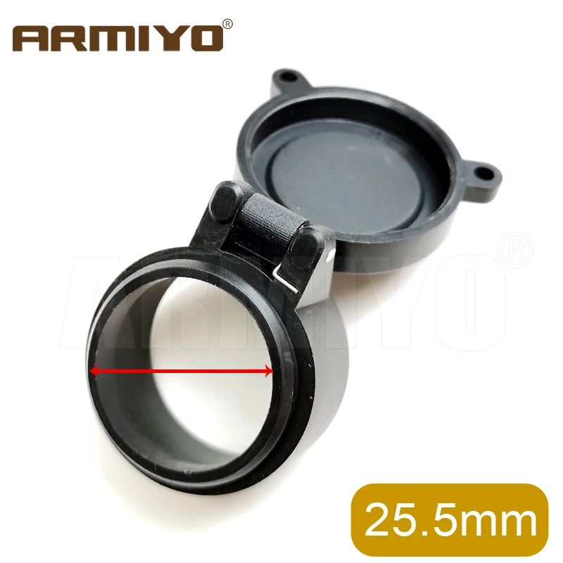 Armiyo 25.4-69 مللي متر ضياء نطاق غطاء للعدسات الوجه حتى الربيع السريع حماية تلسكوب غطاء الهدف عدسة غطاء ملحق #4