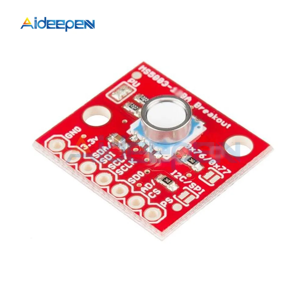 

GY-MS5803-01BA High Precision Fluid Liquid Gas Voltage Sensor Module Waterproof I2C/SPI Temperature Pressure Sensor Board